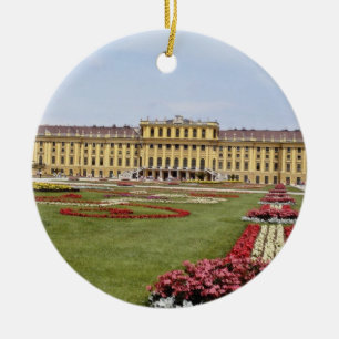 Det rosa Schonbrunn slottet, Wien, Österrike Julgransprydnad Keramik