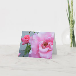 Det rosa tillfällen noterar kortet kort