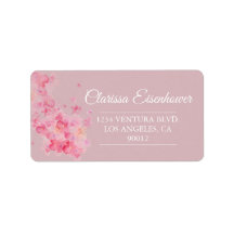 Det rosa vattenfärgkörsbäret blomstrar