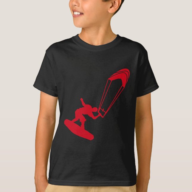 Det rött görar strimmig tee shirt (Framsida)