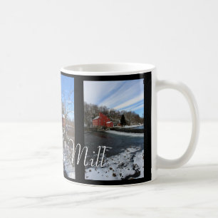 Det rött mal muggen för 3 pic kaffemugg