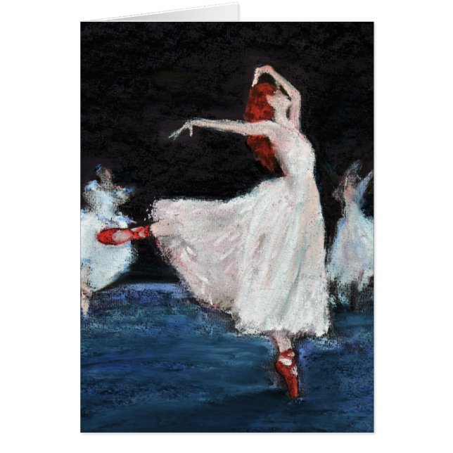 Det rött skor hälsningskort (Framsidan)