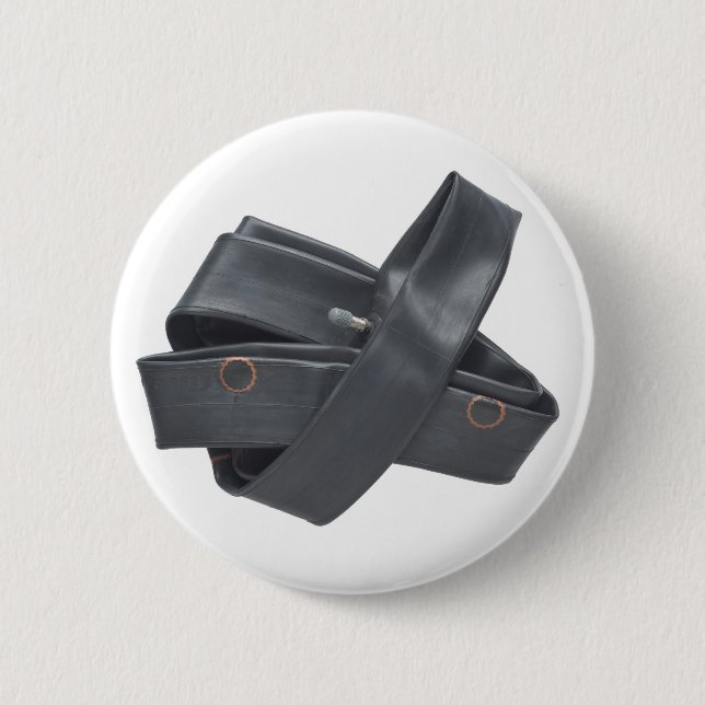 Det Rubber däckröret med lappar knäppas Knapp (Framsida)