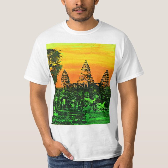 Det ruinerade Temple T Shirt (Framsida)