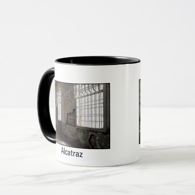 Det rustika förfallet på Alcatraz-fängelset, Mugg (Framsida vänster)