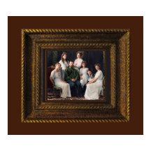 Det ryska Royalet Martyrs Romanov Poster Skriv ut