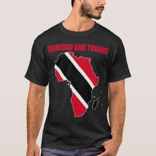 Det_s i min DNA-Flagga av Trinidad och Tobago Afro T Shirt