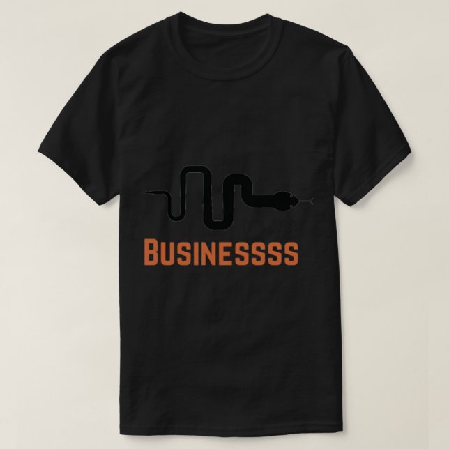 Det_s Just Business McCombs Snake T Shirt (Design framsida)