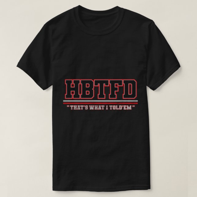 Det sa jag till Georgiens fotbollsspelare Fläkt T Shirt (Design framsida)
