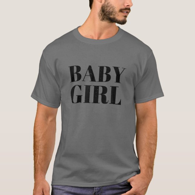 Det säger Flicka T Shirt (Framsida)