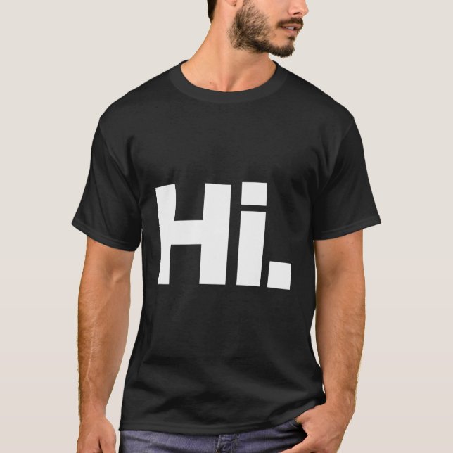 Det säger hej t shirt (Framsida)
