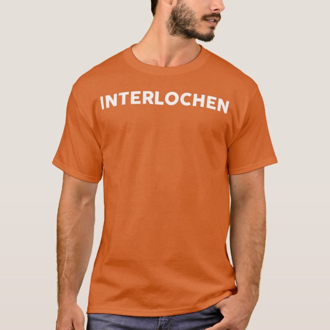 Det säger Interlochenle City vän T Shirt (Framsida)