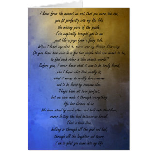 Det saknade pusselbiet hälsningskort