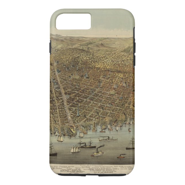 Det San Francisco fågelögat beskådar Case-Mate iPhone Skal (Baksida)