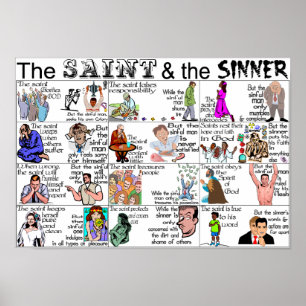 Det Sanktt & sinneren Poster