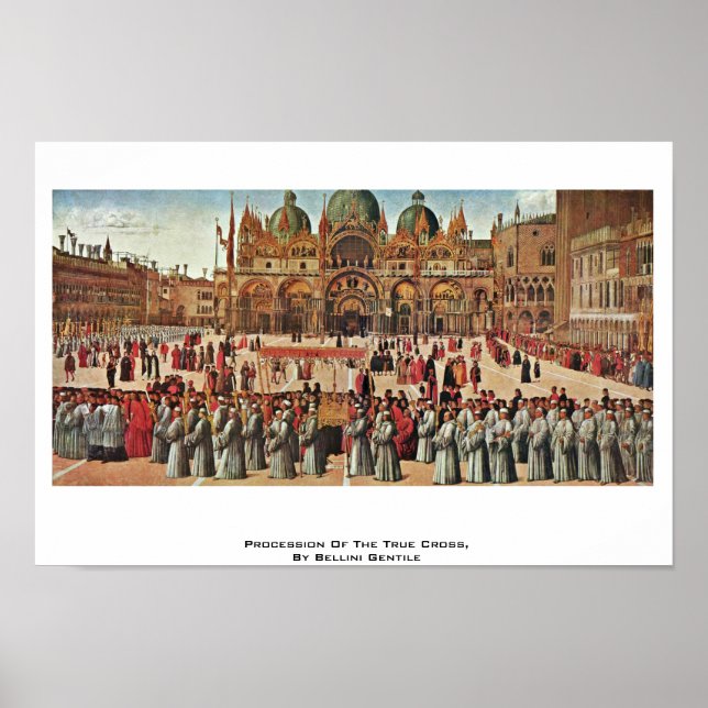 Det sanna Kor, Bellini Gentiles uppträdande Poster (Framsidan)