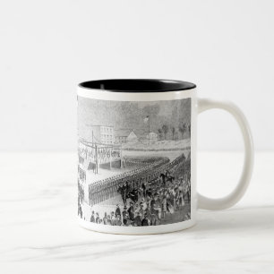 Det Santee Sioux uppror, Mankato, Minnesota, 186 Två-Tonad Mugg