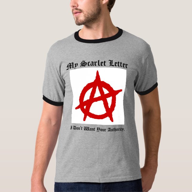det scharlakansröda brev [08847642] t-shirt (Framsida)
