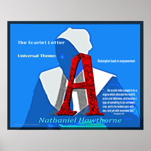 Det scharlakansröda brev: Universellt tema Poster
