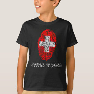 Det schweiziska handlag identifierar med t-shirt