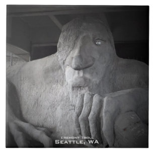 Det Seattle Fremont trollfotoet belägger med tege Kakelplatta
