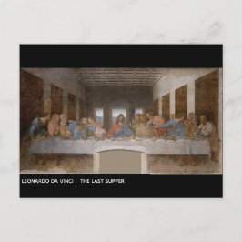 Det senaste betalkortet Leonardo Da Vinci Vykort