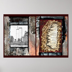 Det senaste tysta Ställe & Twin Torn Poster