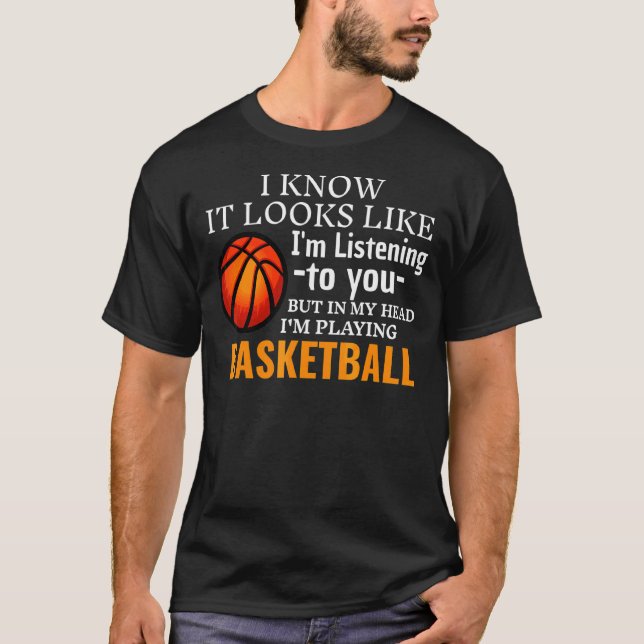 Det ser ut som om jag lyssnar på dig. t shirt (Framsida)