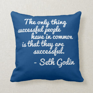 Det Seth Godin Seccess citationstecknet kudder Kudde