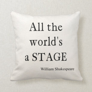 Det Shakespeare citationstecknet alla värld är Kudde