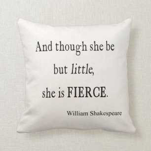 Det Shakespeare citationstecknet är hon lite bara Kudde