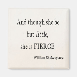 Det Shakespeare citationstecknet är hon lite bara Magnet