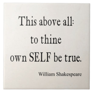 Det Shakespeare citationstecknet till Thine den Kakelplatta