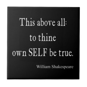 Det Shakespeare citationstecknet till Thine den Kakelplatta