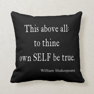 Det Shakespeare citationstecknet till Thine den Kudde