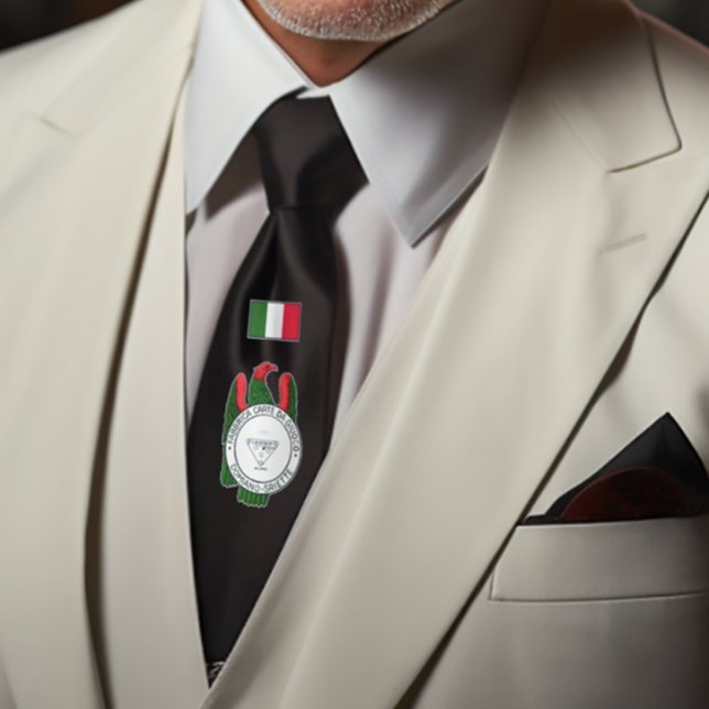 Det sicilianska italienska kortet Ace of Guld Nost Slips (Italian Ace of Gold
Black Tie)