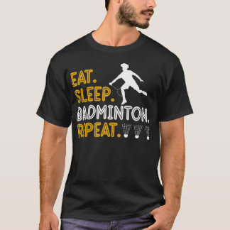 Det Sittar I Min Dna Badminton Fjäderboll Racket B T Shirt