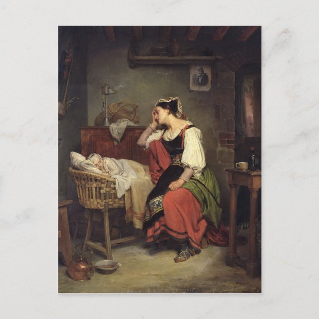 Det sjuka barnet vykort (Framsida)