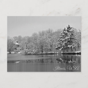 Det sjunger över Sjö, Monochrome Illinois Vykort