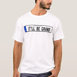 Det ska är storslaget - irländare pläterar t-shirt