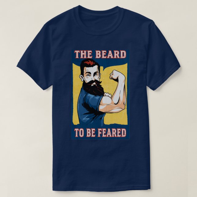 Det skägg som ska fruktas t shirt (Design framsida)