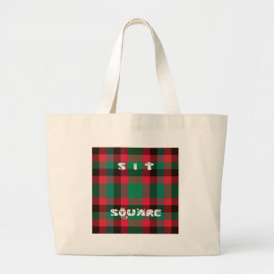 Det skotska Royalet Checkered Tartan Play with Tex Jumbo Tygkasse