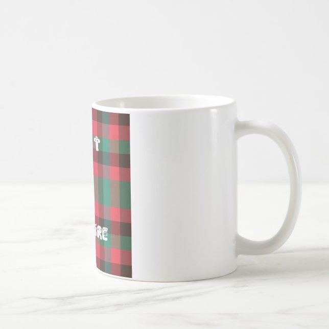 Det skotska Royalet Checkered Tartan Play with Tex Kaffemugg (Höger)