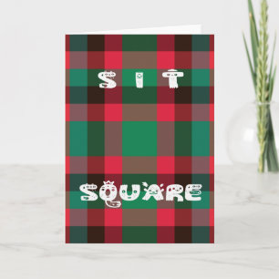 Det skotska Royalet Checkered Tartan Play with Tex Kort