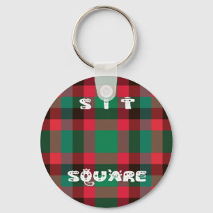 Det skotska Royalet Checkered Tartan Play with Tex Nyckelring