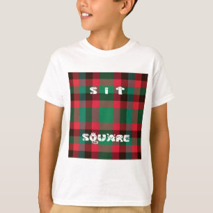 Det skotska Royalet Checkered Tartan Play with Tex T Shirt