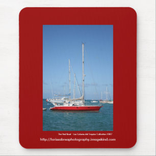 Det skräddarsy röda fartyget - musmatta