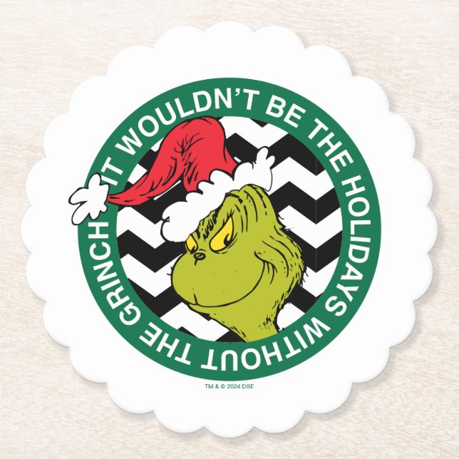 Det skulle inte vara semestern utan Grinch Underlägg Papper (Framsida)