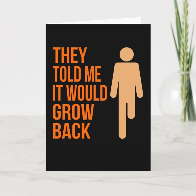 Det skulle växa tillbaka på en fantastisk aptitret kort (Framsida)