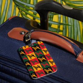 Det smarta portugisiska vatten hund bagagebricka